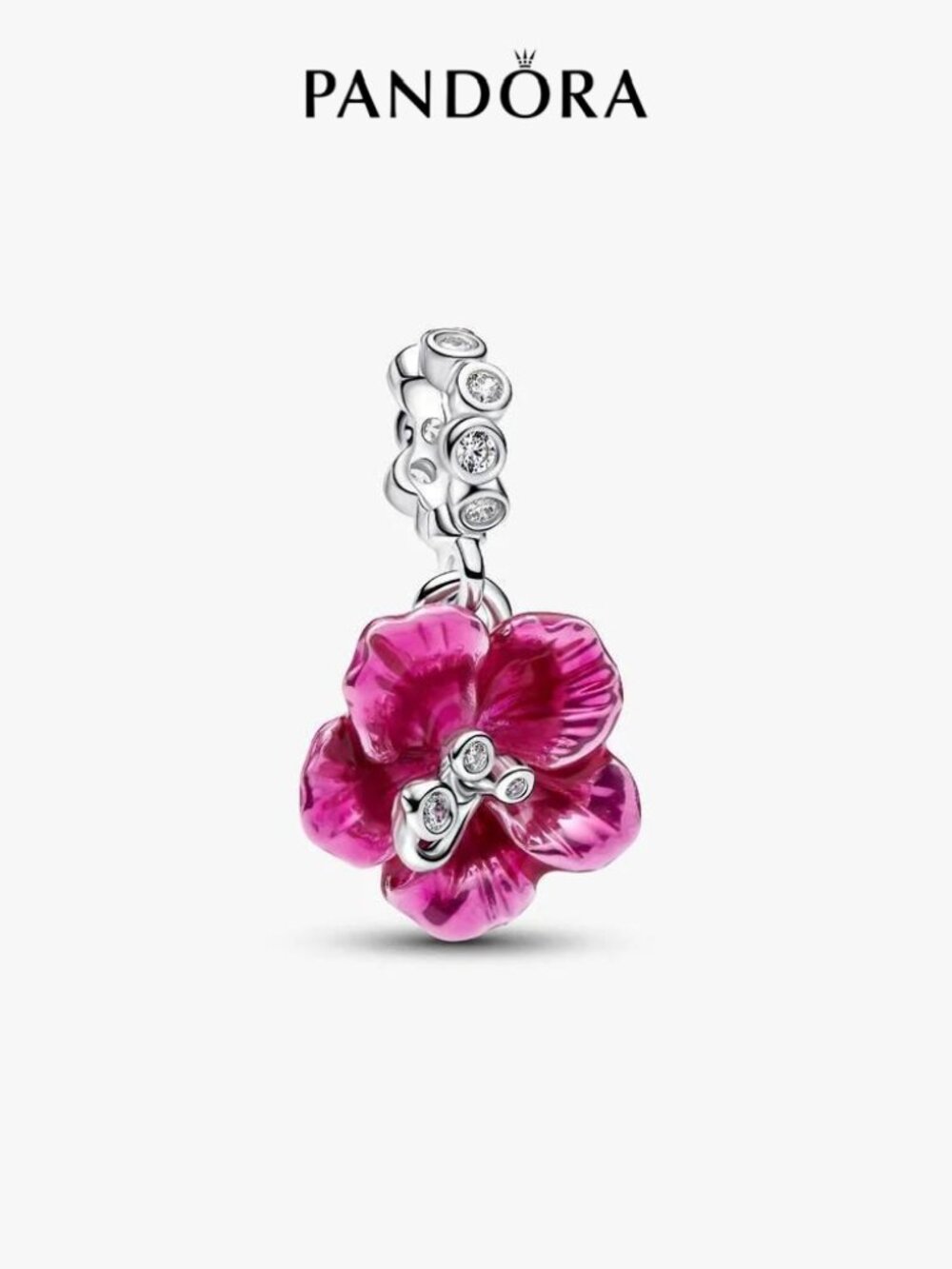 Pandora Hibiscus Dangle Charm